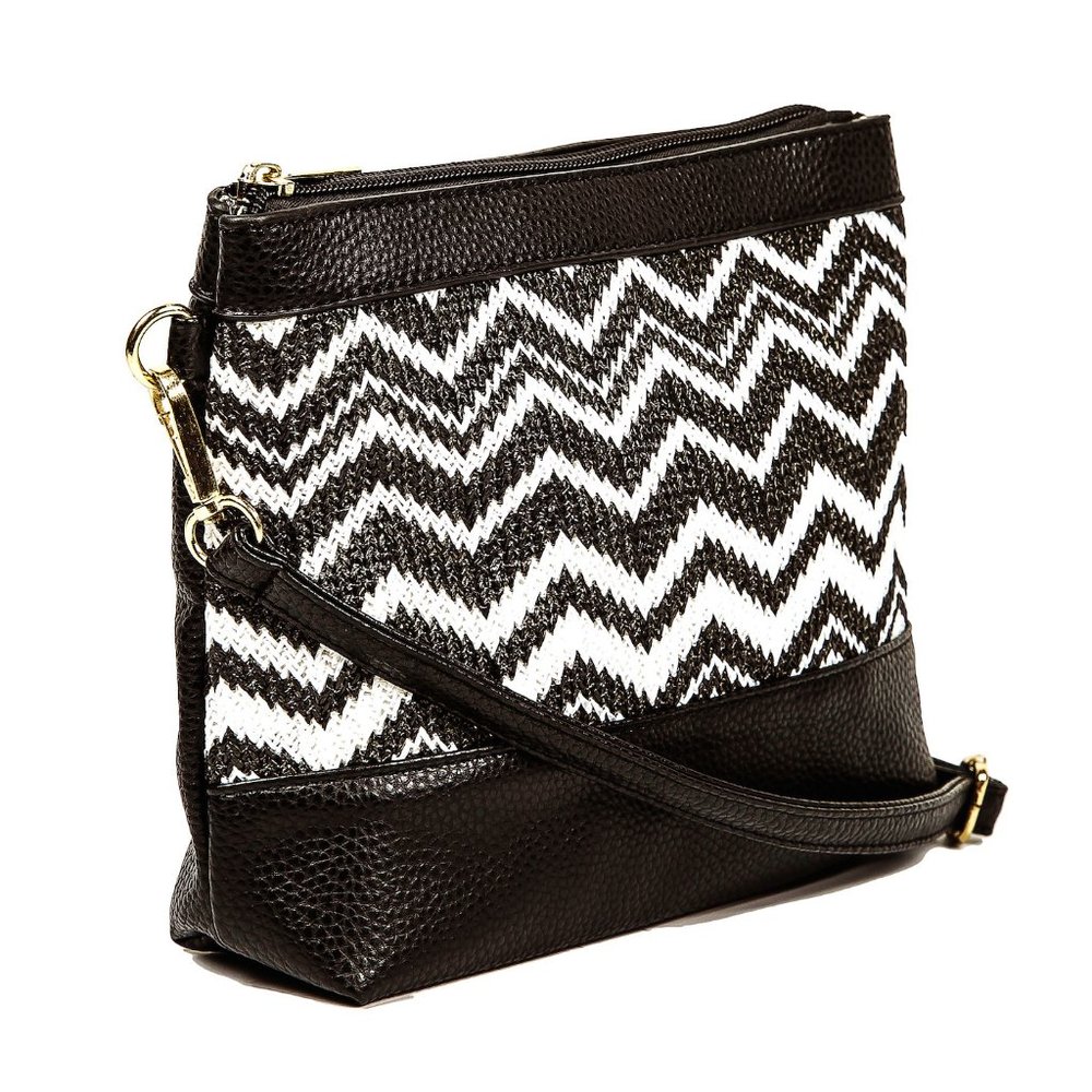 Women's Leather cross body bag with Ethnics design